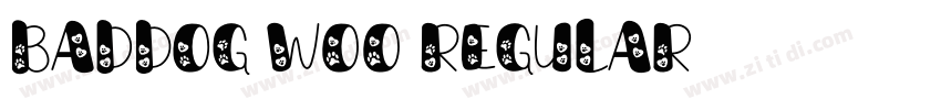 BadDog W00 Regular字体转换